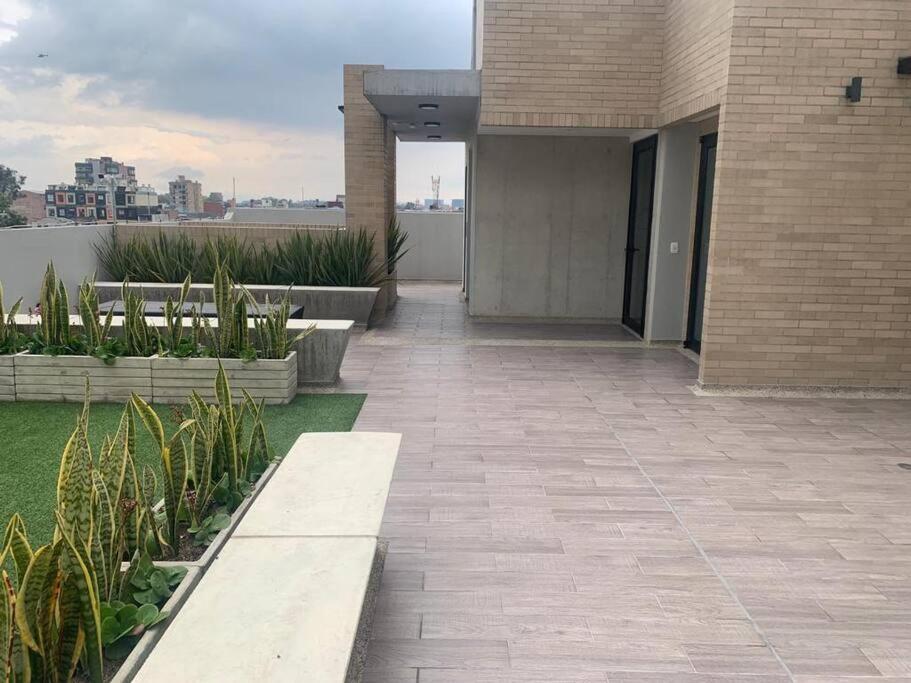 Ferienwohnung Apartaestudio Galerias Loft 2051 Bogotá Exterior foto